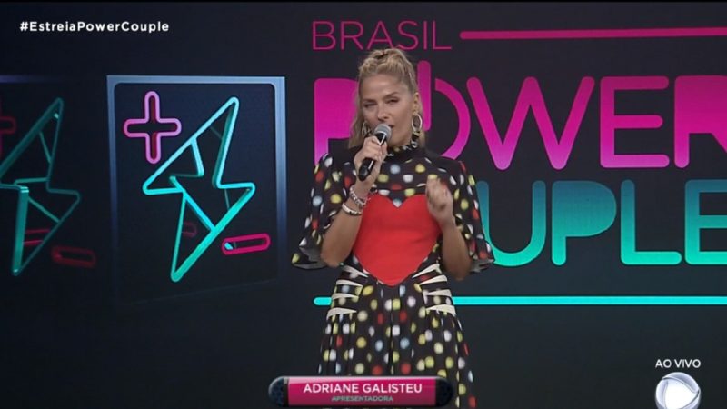 Adriane Galisteu estreia no Power Couple – Foto: Reprodu&ccedil;&atilde;o Record TV