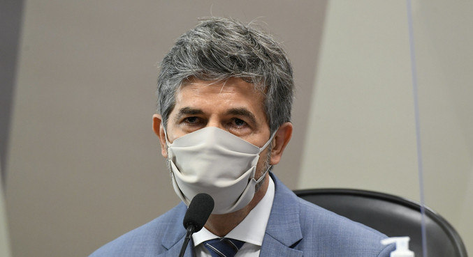 O ex-ministro da Saúde esteve na CPI da Covid por quase sete horas &#8211; Foto: Jefferson Rudy/Agência Senado/Divulgação/ND
