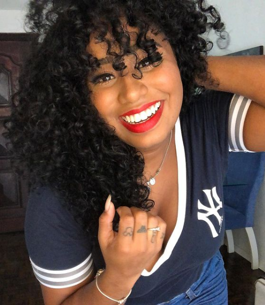 Alline sofreu ataques nas redes sociais ap&oacute;s engordar 20kg na pandemia – Foto: Reprodu&ccedil;&atilde;o/Instagram