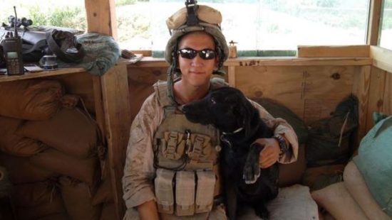 Soldado adota cachorra que salvou sua vida no Afeganistão