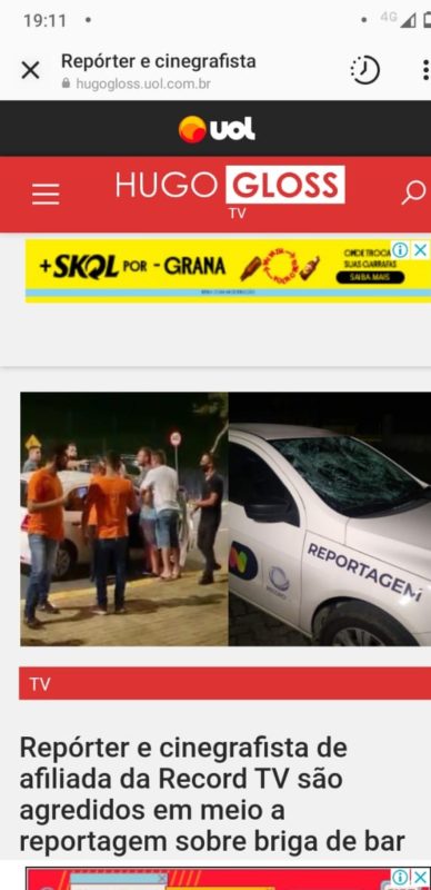 Jornalista também falou sobre as agressões aos jornalistas – Foto: Hugo Gloss/Reprodução