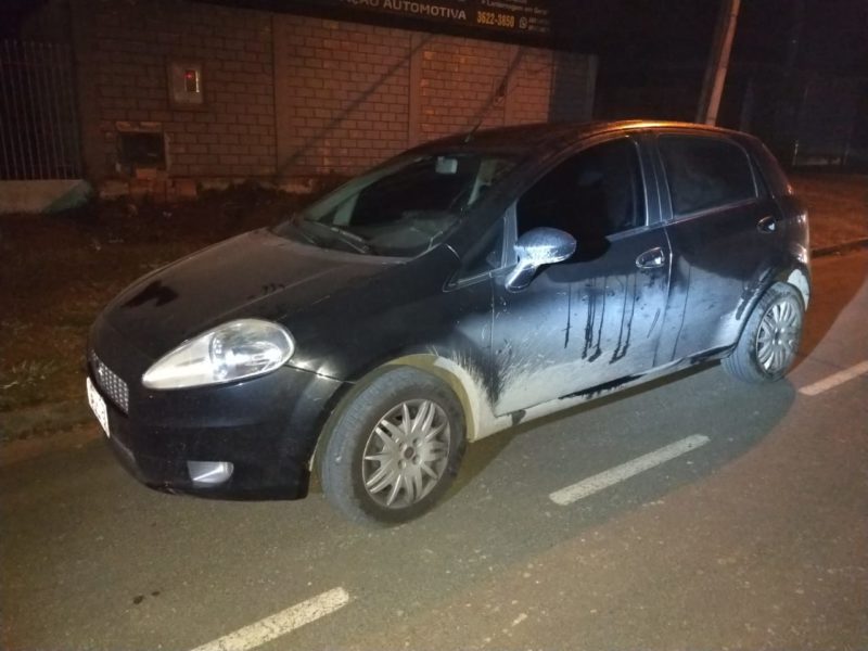 Homem foi atropelado por carro e moto em Canoinhas – Foto: 9BBM/Divulga&ccedil;&atilde;o