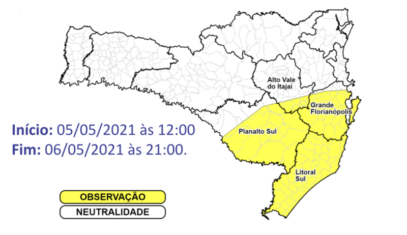 Alagamentos e deslizamentos podem ocorrer até quinta-feira