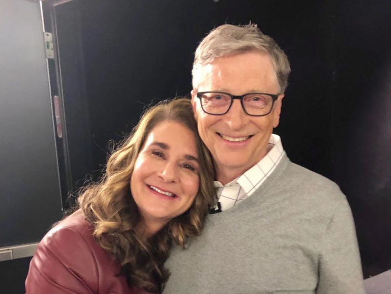 bill gates e sua esposa Melinda Gates