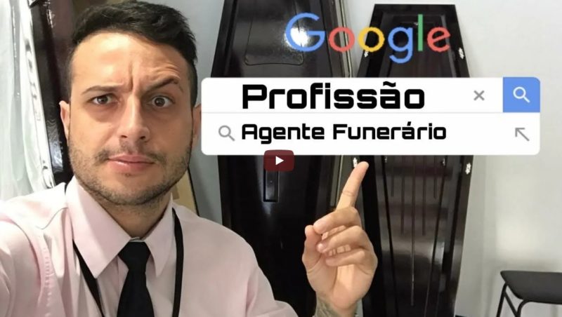 Bruno fala sobre a profiss&atilde;o de agente funer&aacute;rio em v&aacute;rios canais na internet – Foto: Divulga&ccedil;&atilde;o