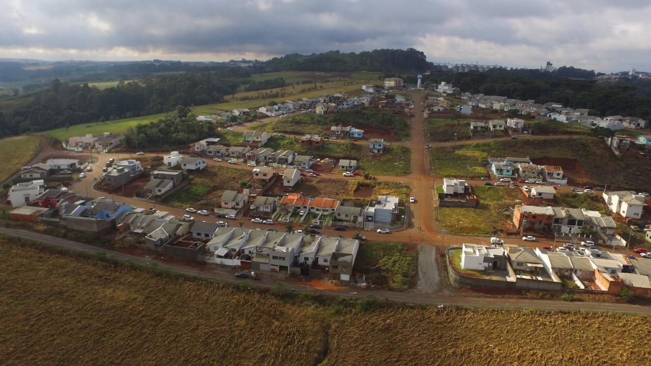 Mais de 250 residências foram destelhadas em Campos Novos - Murilo Milanez/Defesa Civil/Divulgação/ND