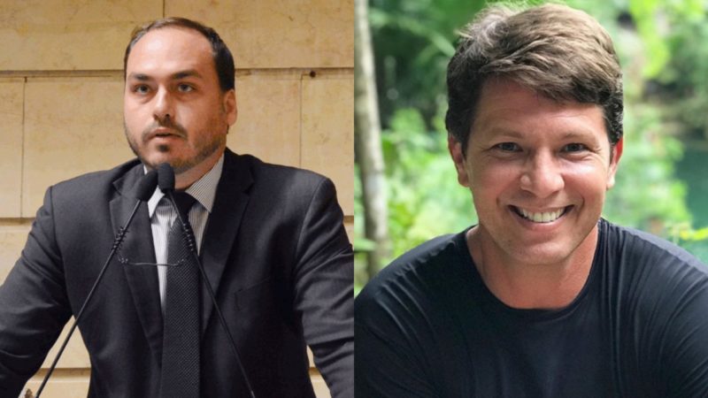 Mario Frias e Carlos Bolsonaro usaram as redes sociais para comentar o projeto “Crian&ccedil;a Viada Show” em Itaja&iacute; – Foto: Reprodu&ccedil;&atilde;o/ND