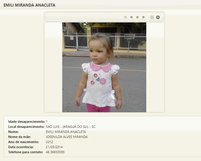 Lista de desaparecidos de Santa Catarina