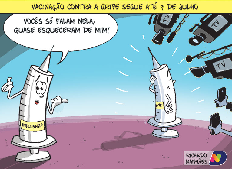 Confira a charge deste fim de semana