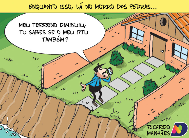 Confira a charge desta quarta-feira