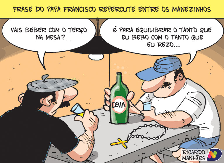 Confira a charge desta sexta-feira