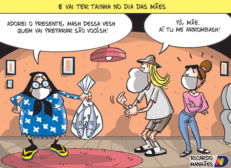 Confira a charge de Ricardo Manhães deste fim de semana