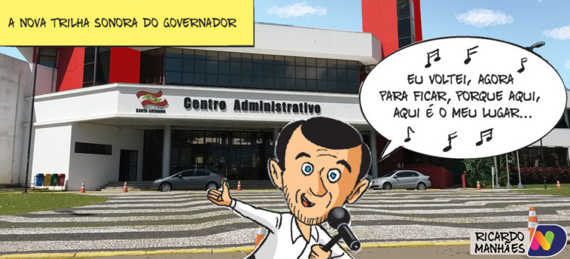 A charge de Ricardo Manhães, para esta segunda-feira no Jornal ND