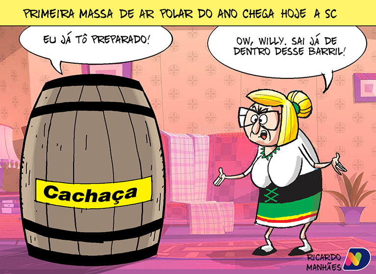 Confira a charge desta terça-feira (25