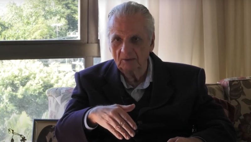 Morre jornalista Estácio Ramos – Foto: Reprodução/YouTube assembleiasc