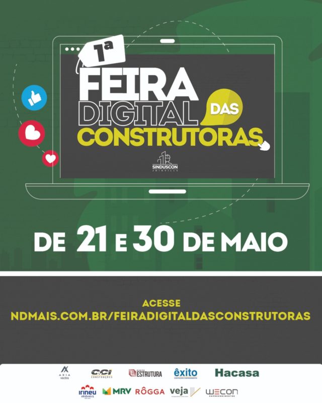 1ª Feira Digital das Construturas – Foto: Sinduscon Joinville