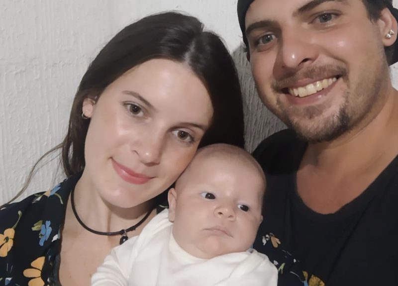 Cédric tem pouco mais de um mês de vida