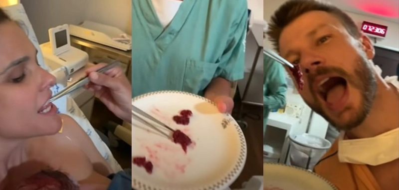 Fernanda Lima e Rodrigo Hilbert chocaram os f&atilde;s ao compartilhar momento ap&oacute;s o nascimento da filha ca&ccedil;ula – Foto: Reprodu&ccedil;&atilde;o/Internet