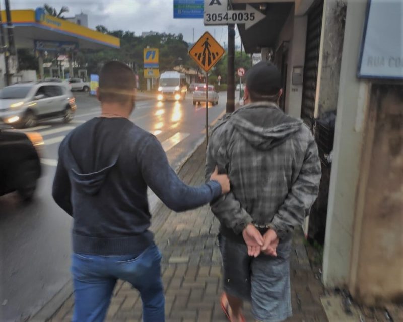 prisão foragido Jaraguá do Sul