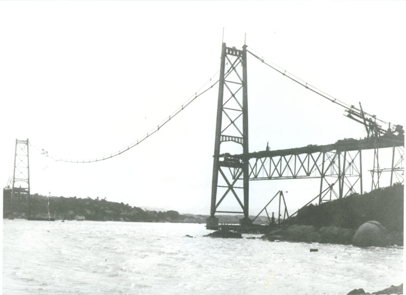 Construção Ponte Hercílio Luz – Foto: FP09