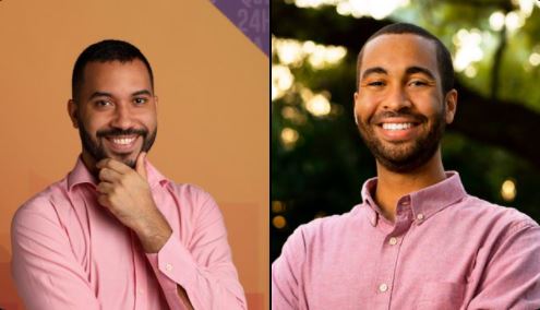 Gil do Vigor encontrou um “g&ecirc;meo” nos EUA – Foto: Reprodu&ccedil;&atilde;o/Redes Sociais