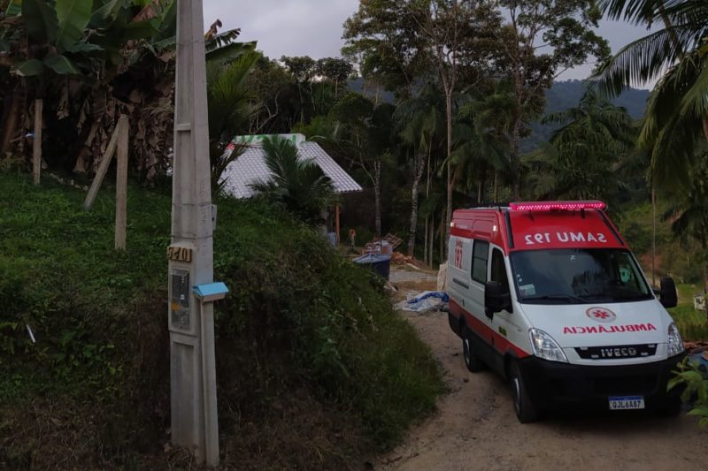 Trabalhador morre após cair de telhado em Gaspar – Foto: Divulgação/Samu Gaspar