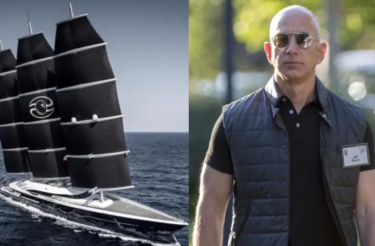 Jeff Bezos deve receber seu super iate em julho – Foto: Reprodução
