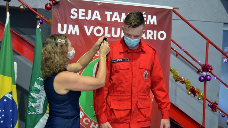 Jair&ecirc; era comandante dos Bombeiros Volunt&aacute;rios de Schroeder desde novembro de 2020 – Foto: Redes sociais