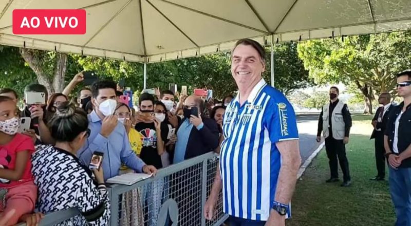 Presidente Jair Bolsonaro mais uma vez com a camisa do Ava&iacute;. – Foto: repr&oacute;du&ccedil;&atilde;o/instagram/Jair Bolsonaro