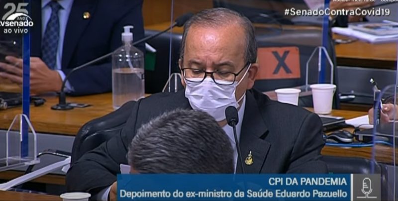 Senador Jorginho Mello na CPI da Covid – Foto: Reprodu&ccedil;&atilde;o/ND