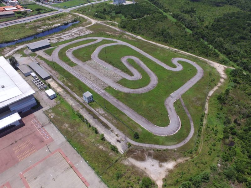 Kart&oacute;dromo tem &aacute;rea de 60 mil m2 em Canasvieiras, no Norte da Ilha de SC – Foto: Divulga&ccedil;&atilde;o/ND