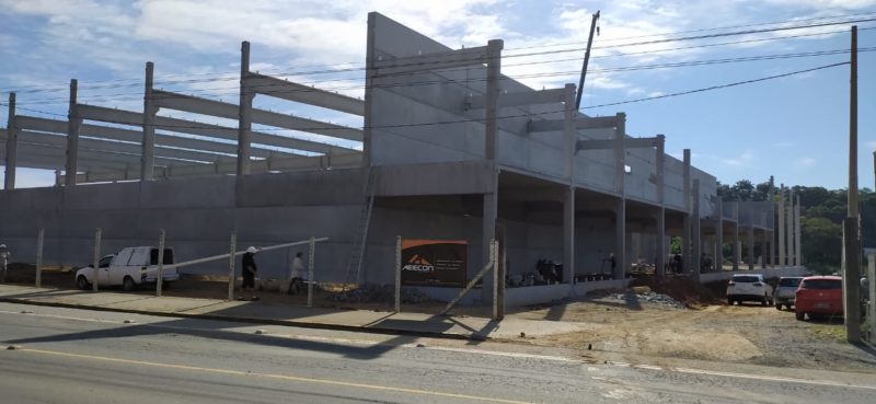 Empreendimento est&aacute; sendo erguido na Rua Walter Marquardt – Foto: Divulga&ccedil;&atilde;o ND