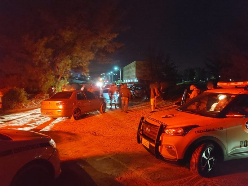 Uma pessoa assinou um termo circunstanciado por posse de drogas – Foto: Polícia Militar de Laguna/Divulgação MD