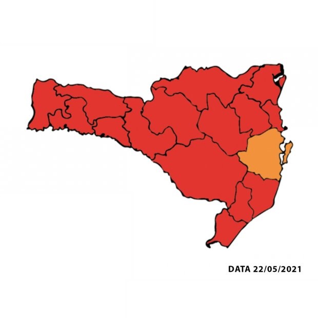 Regiões do Médio Vale do Itajaí e Nordeste voltam ao nível gravíssimo &#8211; Foto: Divulgação/ND