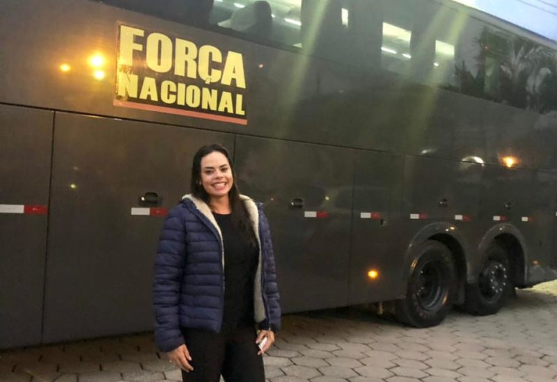 Maria embarcou nesta sexta-feira – Foto: Arquivo pessoal/Reprodu&ccedil;&atilde;o/ND