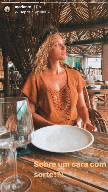 Marlon Teixeira se declarou pela primeira vez publicamente para Débora Nascimento – Foto: Reprodução Instagram/ND