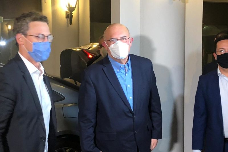 Ministro da Educação, Milton Ribeiro, chega a Blumenau – Foto: Gabriela Milanezi/NDTV Blumenau