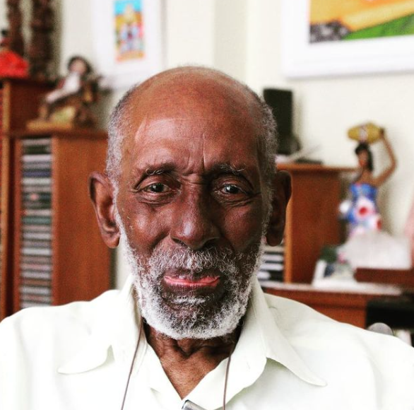 Sambista Nelson Sargento foi internado nesta sexta-feira (21), ap&oacute;s testar positivo para Covid-19 – Foto: Instagram/Divulga&ccedil;&atilde;o/ND