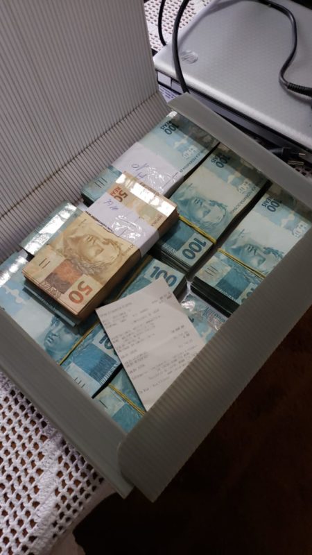 PF encontrou R$80 mil em casa de um dos investigados – Foto: Divulgação/PF/ND