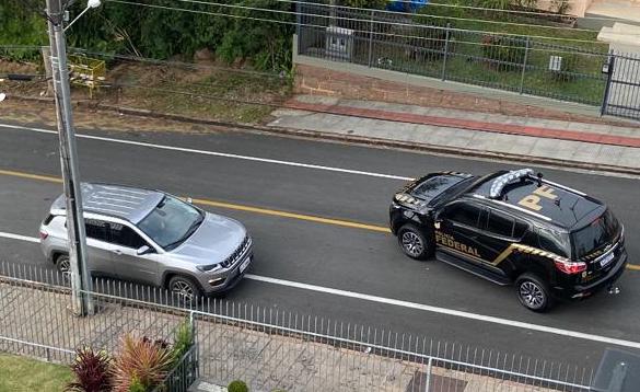 Carro utilizado pela primeira dama do munic&iacute;pio de Urussanga foi apreendido – Foto: Divulga&ccedil;&atilde;o