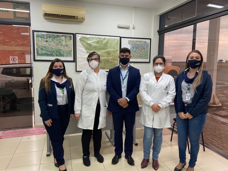 Vacinação ocorreu no aeroporto – Foto: Prefeitura de Chapecó/Divulgação