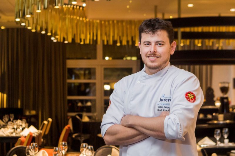 Rafael Campagnolo, chefe de cozinha do IL Campanario Villaggio Resort – Foto: Divulgação/ND