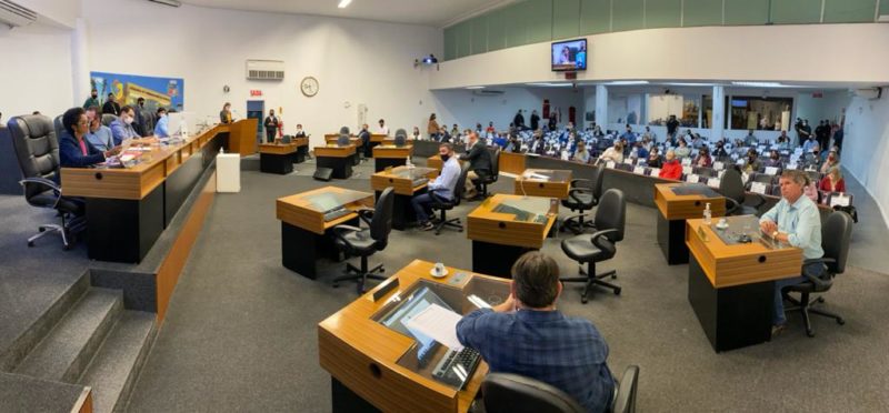 C&acirc;mara de Vereadores de Joinville quer volta de recesso ampliado para mais tempo a servi&ccedil;os internos. – Foto: CVJ/Divulga&ccedil;&atilde;o