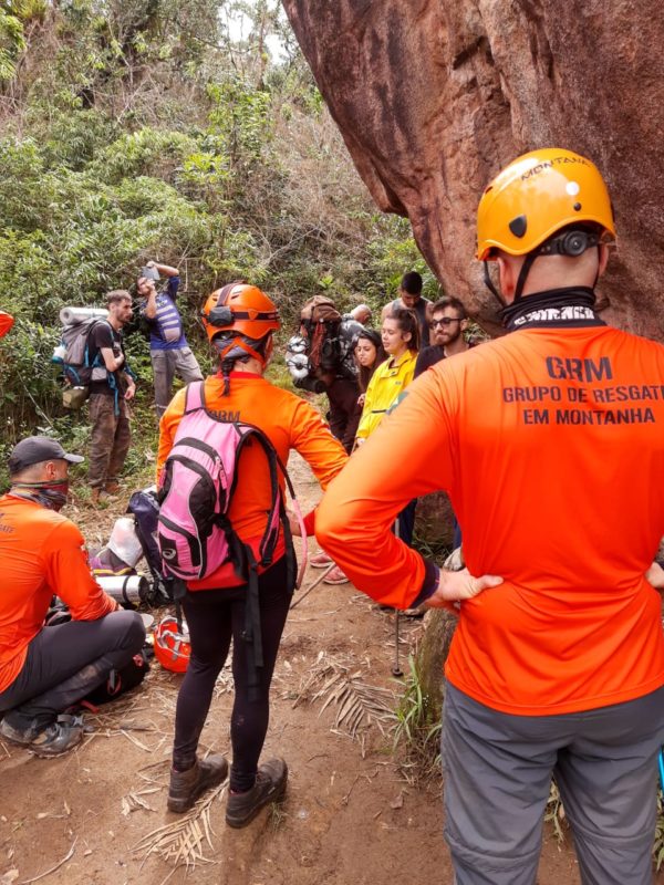 Cinco pessoas foram resgatadas pelo GRM no Monte Crista – Foto: GRM/Divulgação