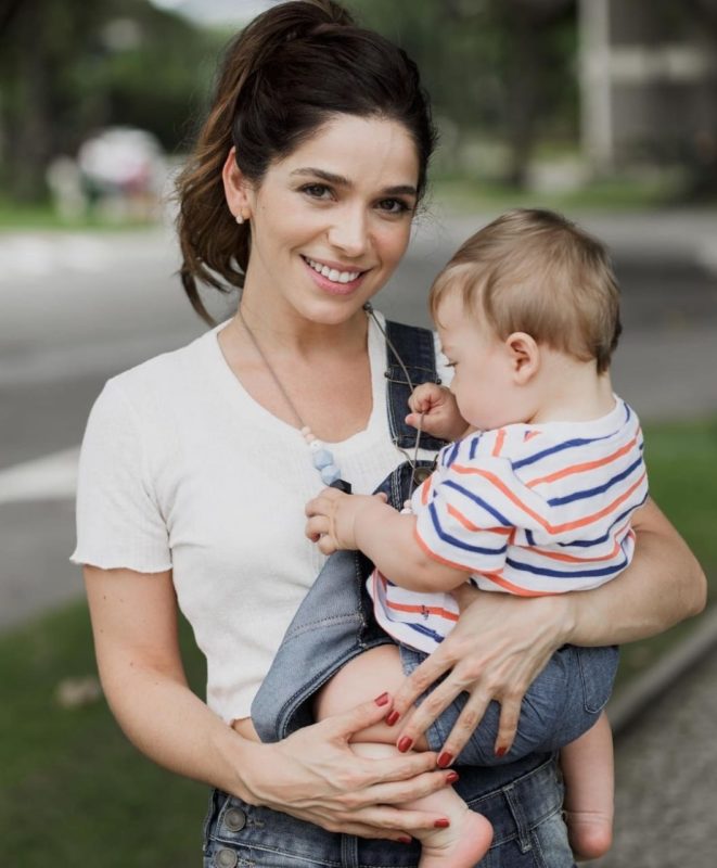 Sabrina Petaglia teve prematuramente o primeiro beb&ecirc;, com 34 semanas – Foto: Reprodu&ccedil;&atilde;o Instagram/ND