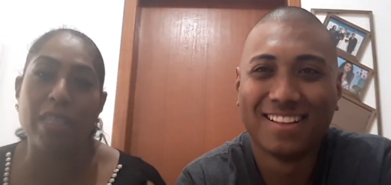 “A gente queria entender por que tava acontecendo com a gente”, lembrou Taciara – Foto: Reprodução/NDTV RecordTV