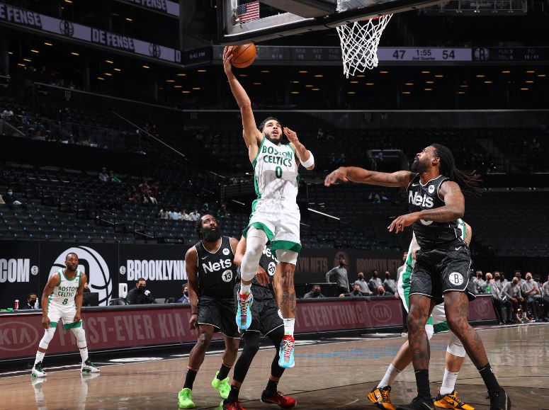 Tatum &eacute; a principal arma do Boston Celtics – Foto: NBA/Divulga&ccedil;&atilde;o/ND