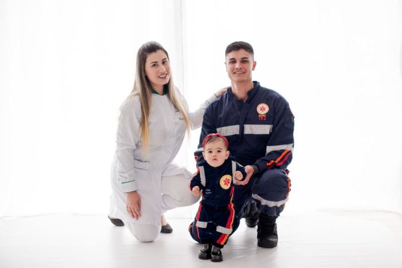 Casal atua na linha de frente contra a pandemia de Covid-19