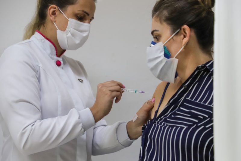 Vacinação avança na região da Grande Florianópolis – Foto: Cristiano Andujar/PMF/Divulgação/ND