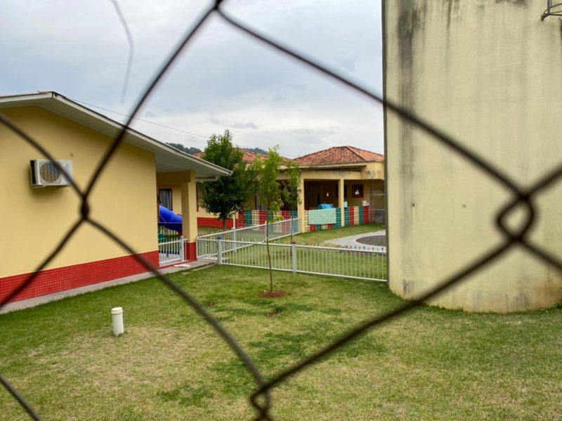 creche foi vítima de ataque em Saudades SC